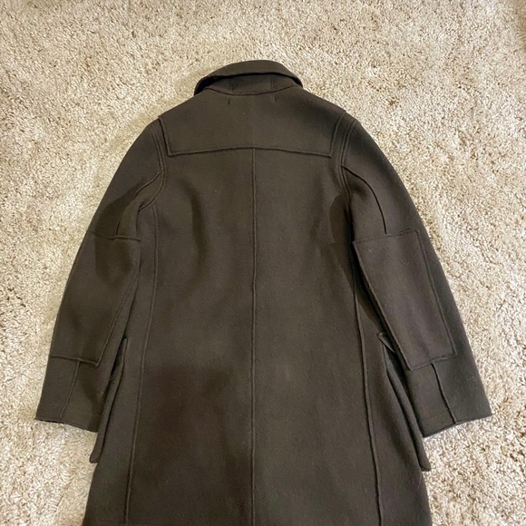 mens wool toggle coat - Picture 5 of 7